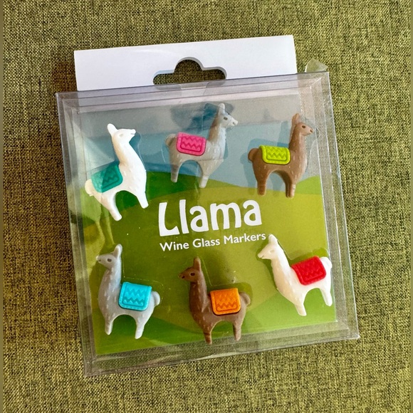 Llama wineglass markers - Picture 2 of 4